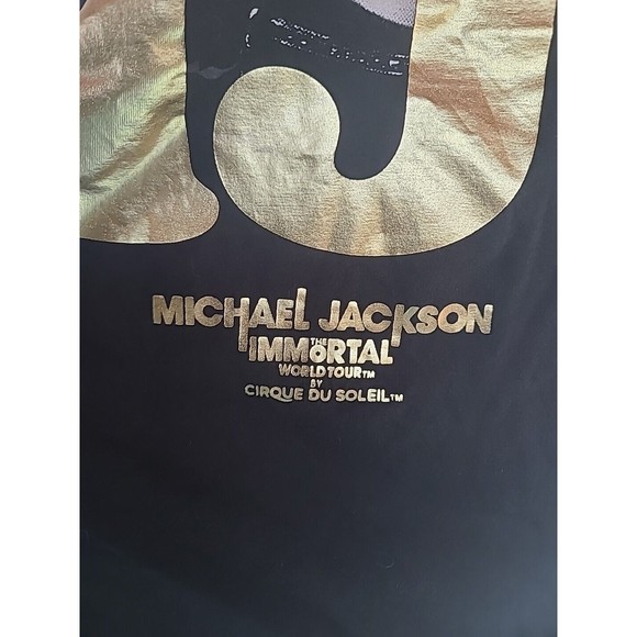 I Love MJ Immortal World Tour Cirque De Soleil T Shirt Michael Jackson - Picture 3 of 10